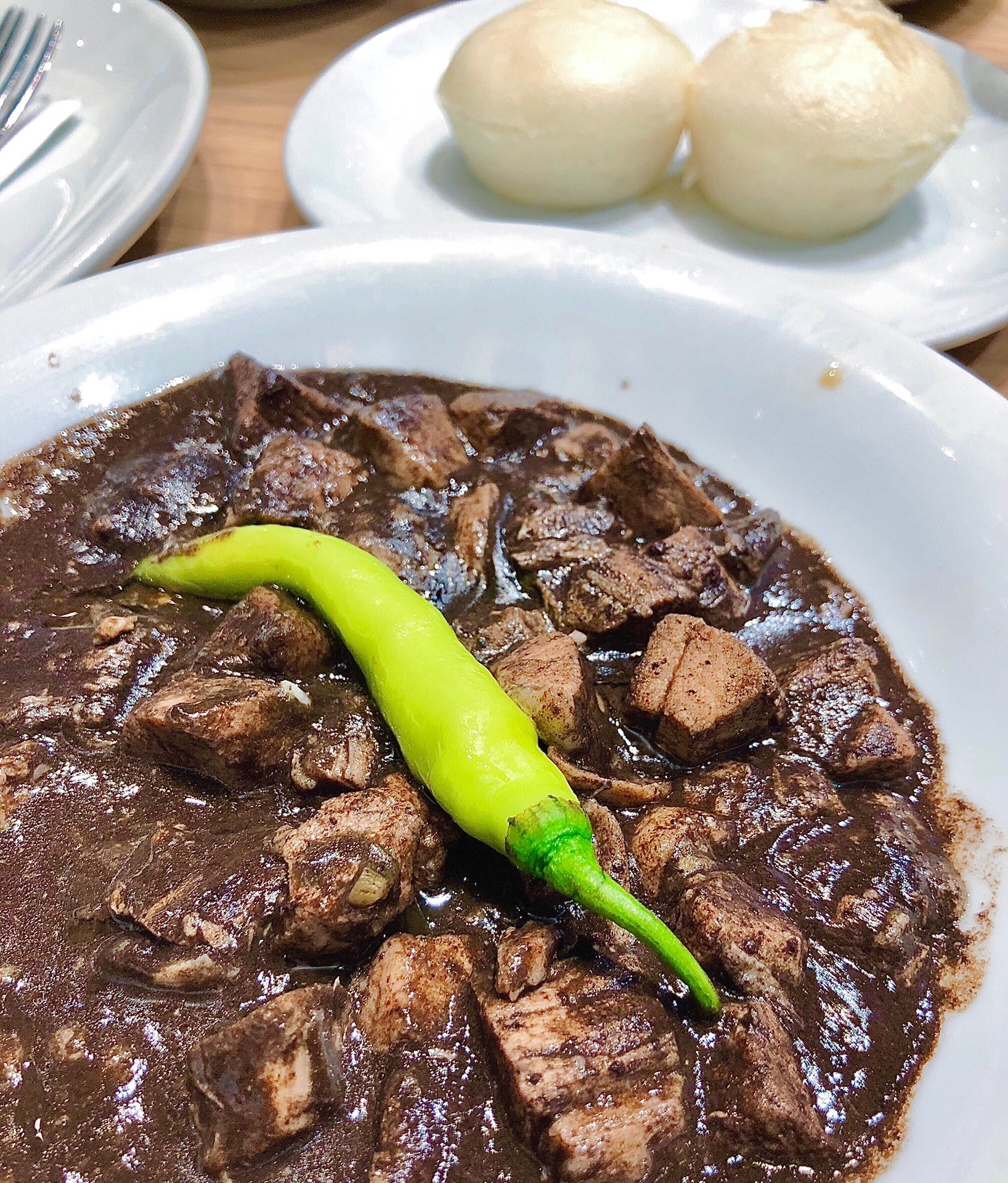Dinuguan with Puto