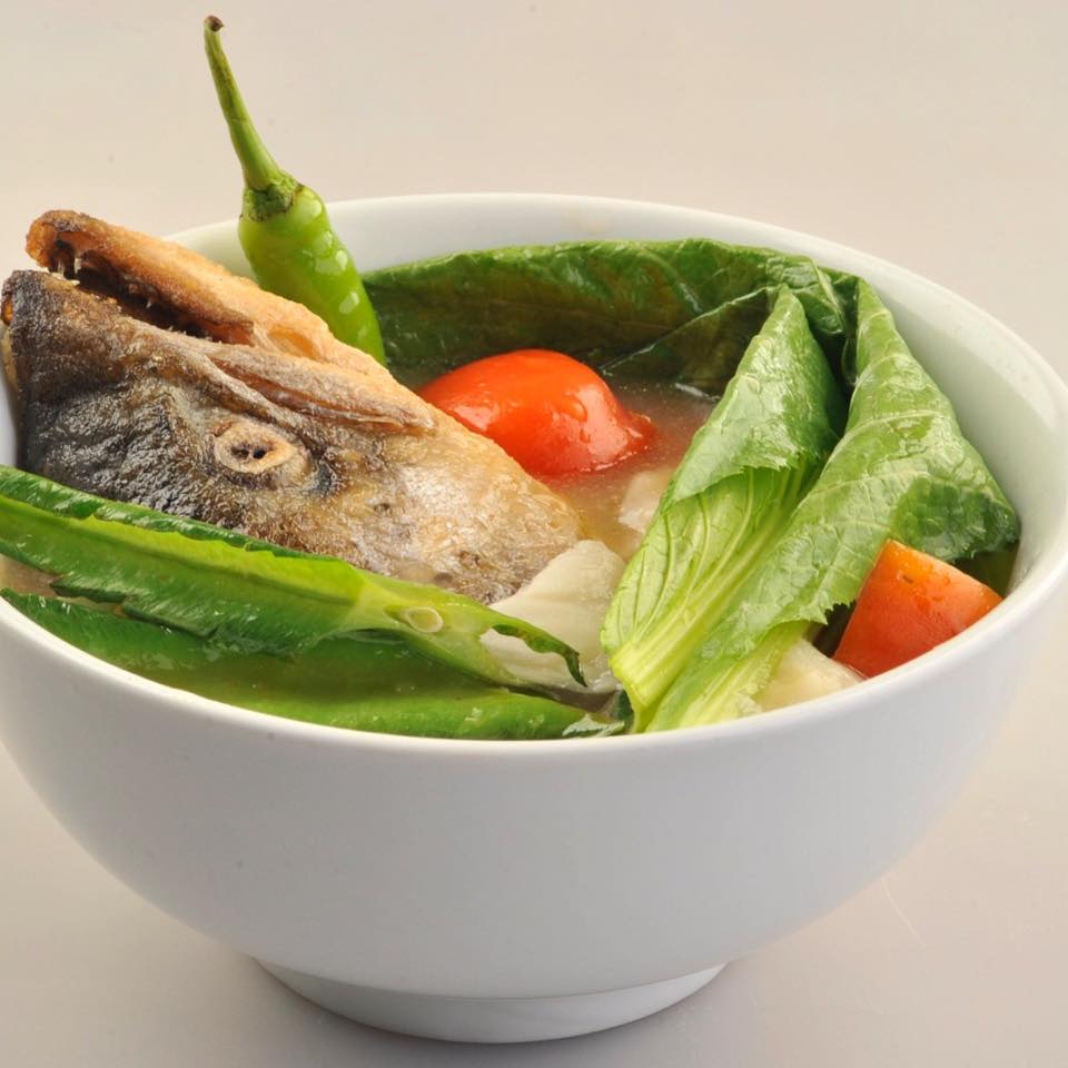 Sinigang na Salmon Head sa Japanese Miso and Guyabano